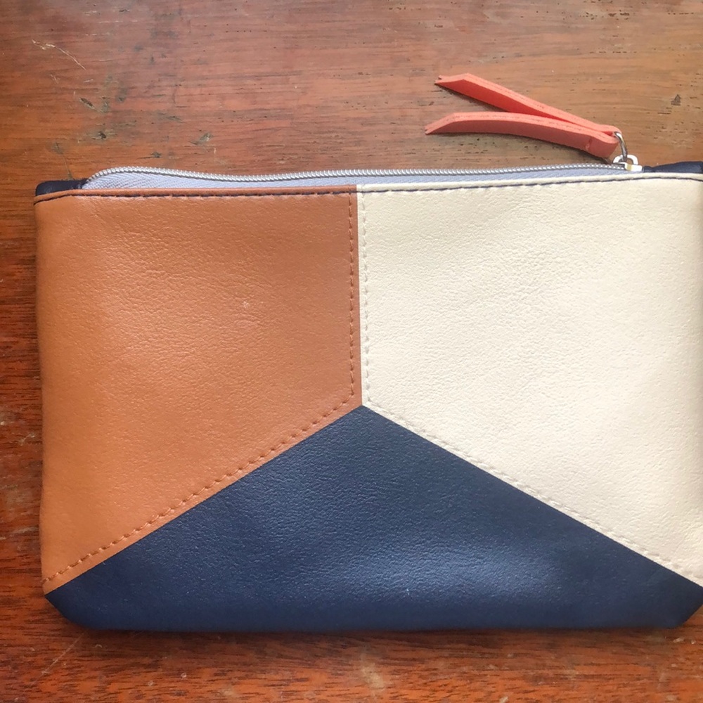 Pleather Cosmetics Bag
